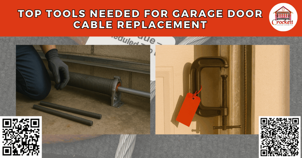 Top Tools Needed for Garage Door Cable Replacement - Crockett Garage Doors Co.